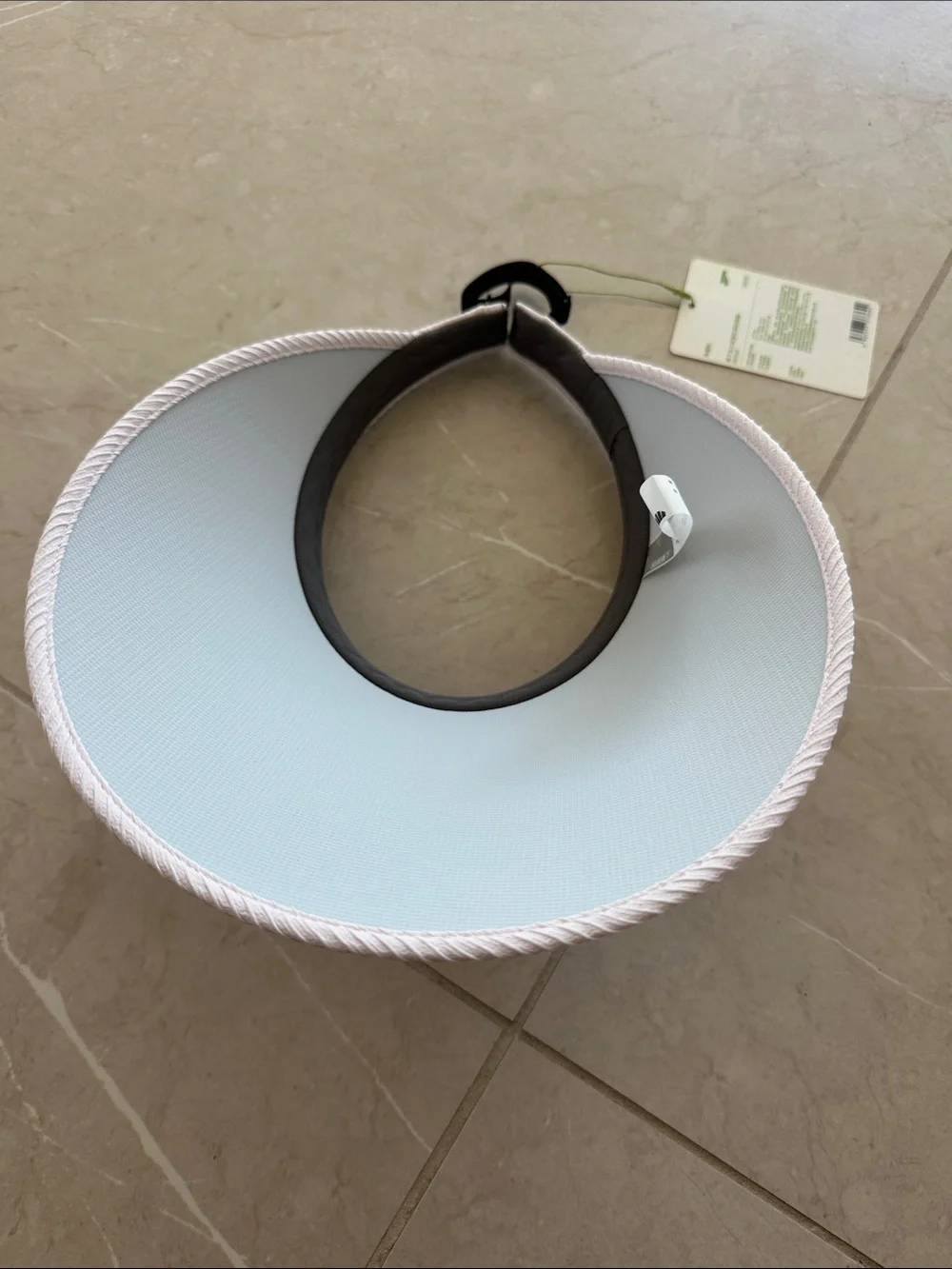 Women's Light Pink Wide Brim Sun Visor